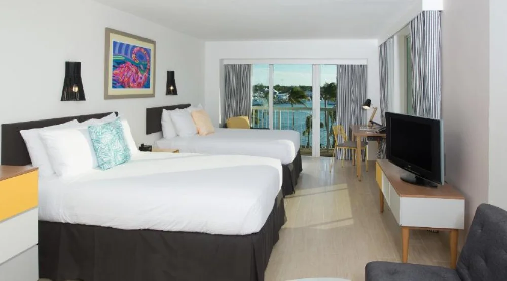 Harbor Deluxe Balcony Double Double at Warwick Paradise Island Bahamas