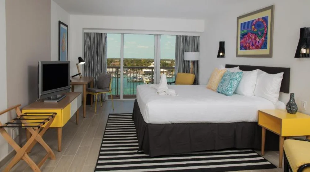 Harbor Deluxe Balcony King at Warwick Paradise Island Bahamas
