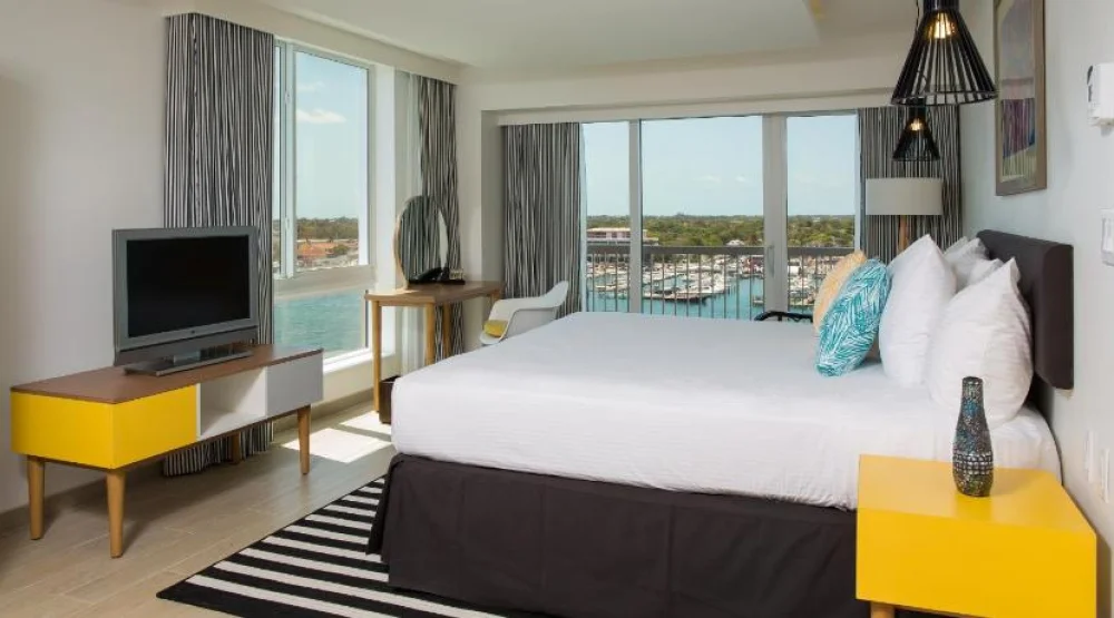 One Bedroom Harbor Front Suite King at Warwick Paradise Island Bahamas