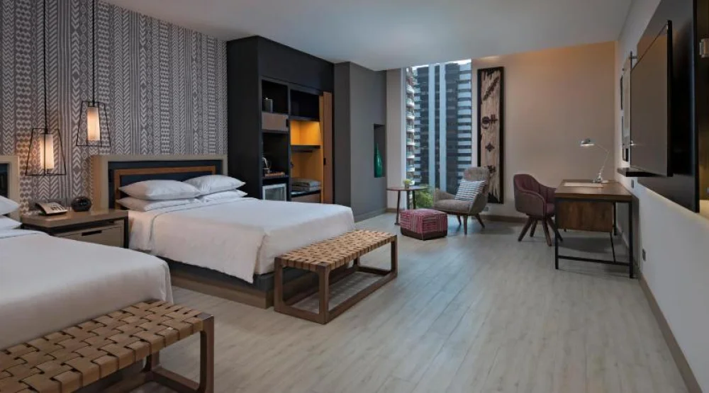 Two Twin Beds with Atrium View at Hyatt Centric Guatemala