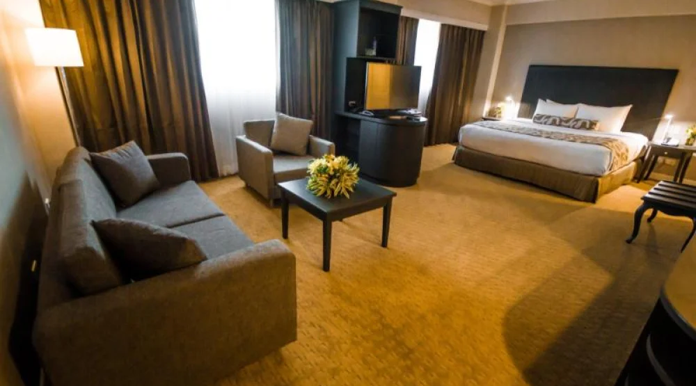 One King Bed Lake View Non-smoking at Crowne Plaza Managua