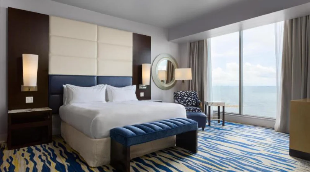Junior Suite Executive Ocean View One King at Hilton Panama