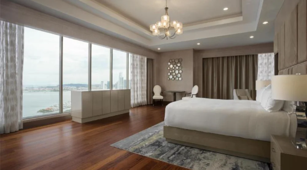 One King Presidential Suite Ocean Front View at Hilton Panama