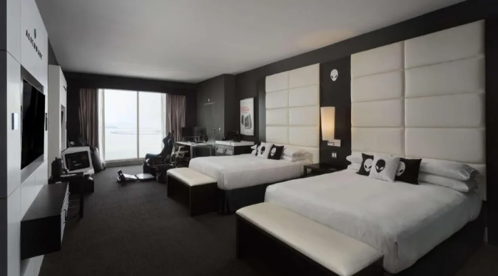 Alienware Room Designed - Two Double Beds at Hilton Panama