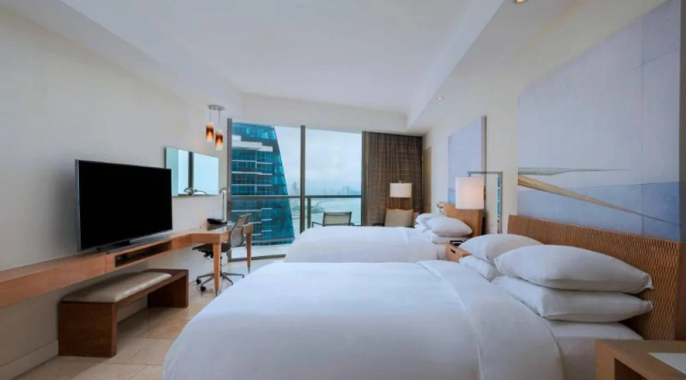 Deluxe Guest Room, Two Double, Partial Ocean View at JW Marriott Panama