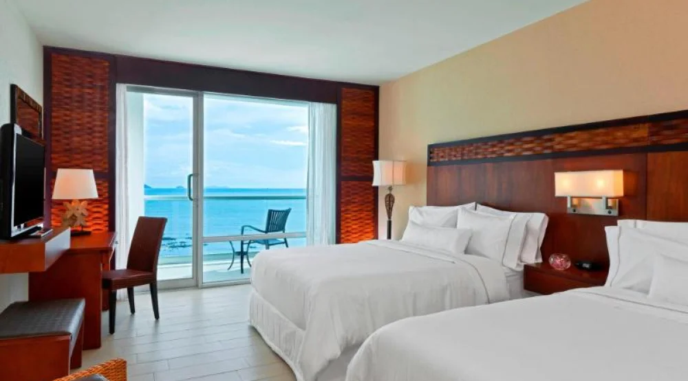 Deluxe Guest Room, Two Queen, Ocean View, Balcony at The Westin Playa Bonita Panama