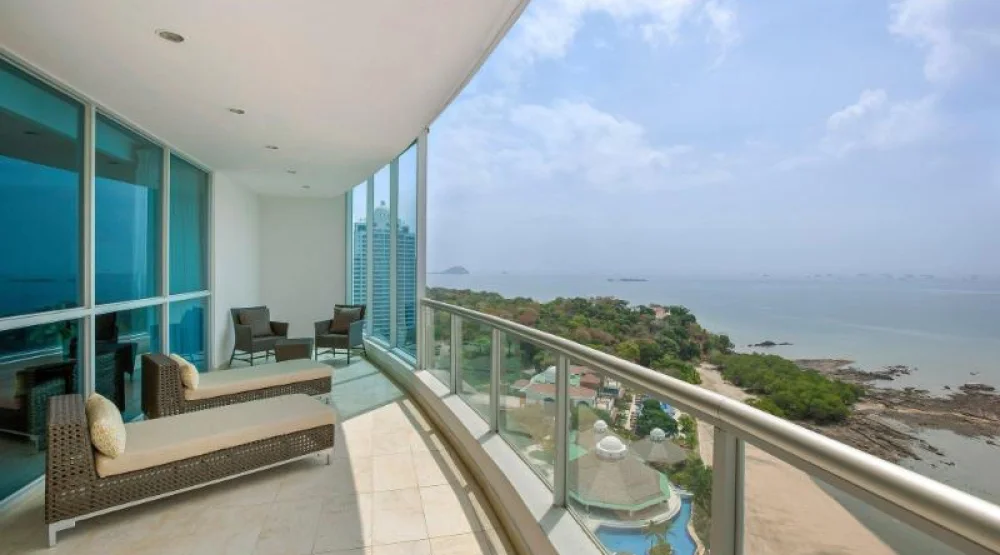 Presidential Suite, Club Lounge Access, One Bedroom Presidential Suite, One King, Ocean View at The Westin Playa Bonita Panama