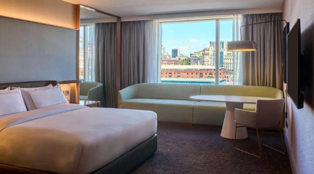One King Bed Deluxe Room at Hilton Buenos Aires