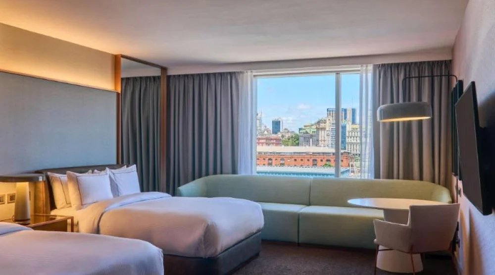 Two Double Beds Deluxe Room at Hilton Buenos Aires