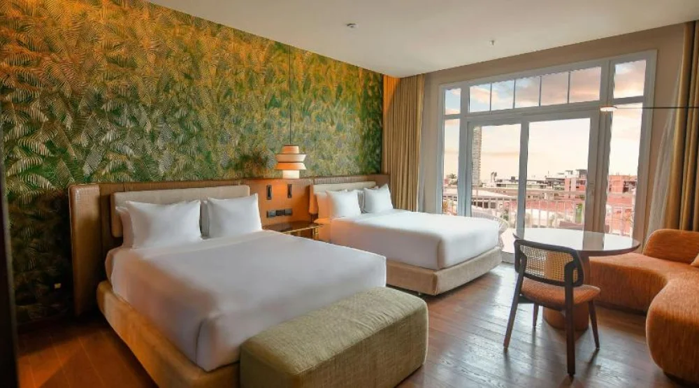 Queen Room with Pool View - Club Lounge Access at Los Tajibos a Tribute Portfolio Hotel