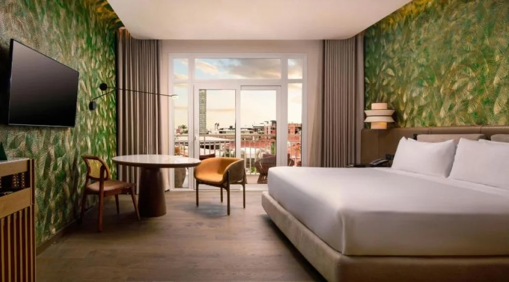 King Room with Pool View - Club Lounge Access at Los Tajibos a Tribute Portfolio Hotel