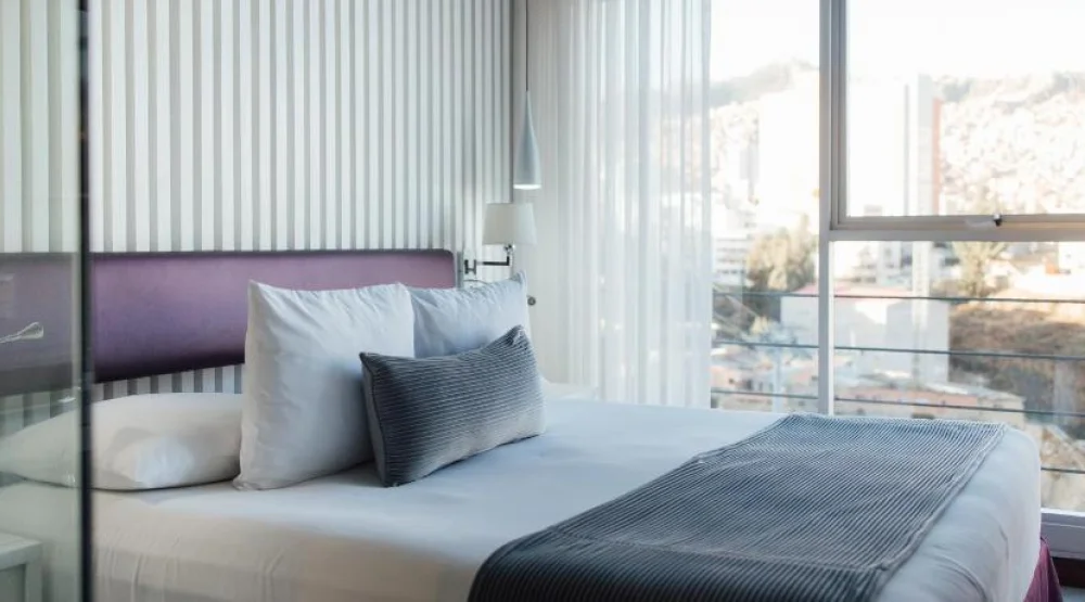 Premium King Room with City Views at Stannum Boutique Hotel