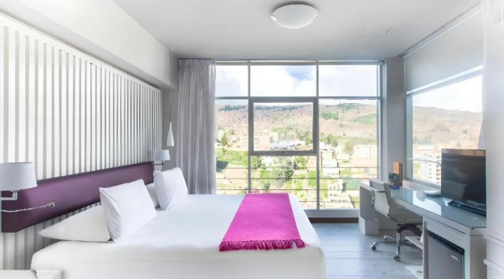 Premium King Room with Mountain View at Stannum Boutique Hotel