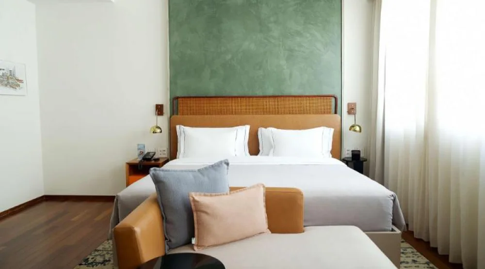 One King Bed Superior Corner City View Room at Canopy by Hilton Sao Paulo Jardins