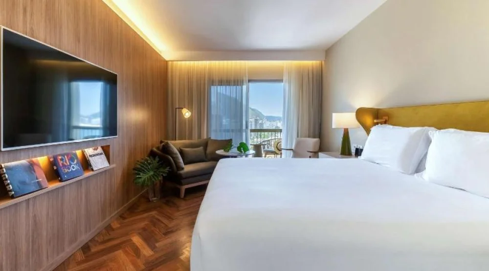 Deluxe King Room with Ocean View at Fairmont Rio De Janeiro Copacabana