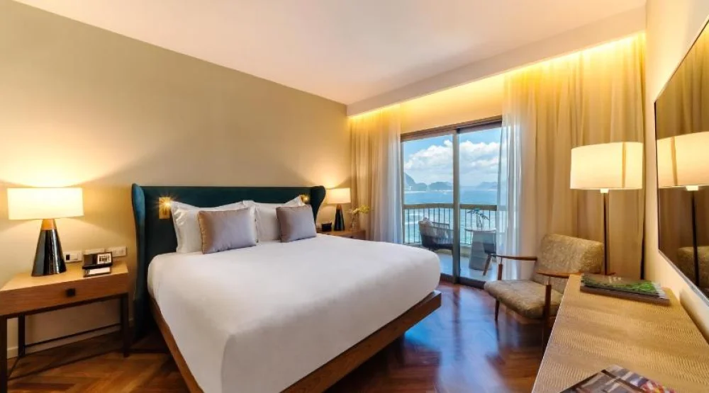 One Bedroom King Suite with Sea View at Fairmont Rio De Janeiro Copacabana