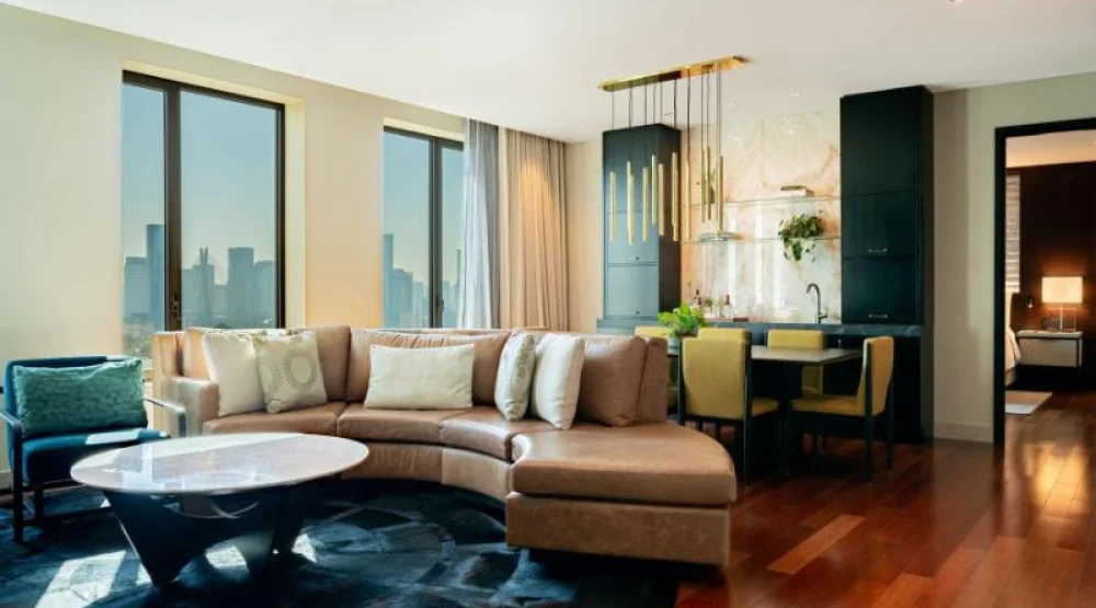 Jw Suite, Executive Lounge Access, Suite, One King, Skyline View at JW Marriott Hotel Sao Paulo