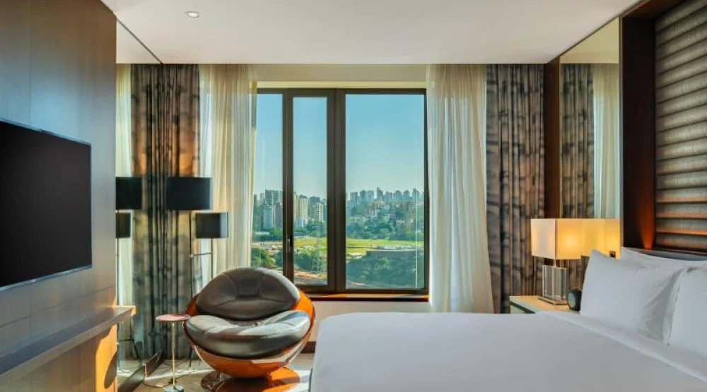 Presidential Suite, Executive Lounge Access, Presidential Suite, One King, Skyline View at JW Marriott Hotel Sao Paulo