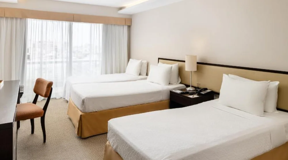 Superior Triple Room with Side Sea View at Rio Othon Palace