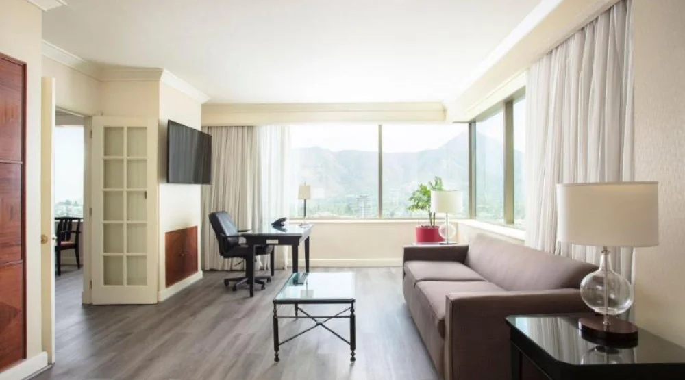 Two Bay Suite, Executive Level, One Bedroom Executive Suite, One King, City View, Corner Room at Santiago Marriott Hotel