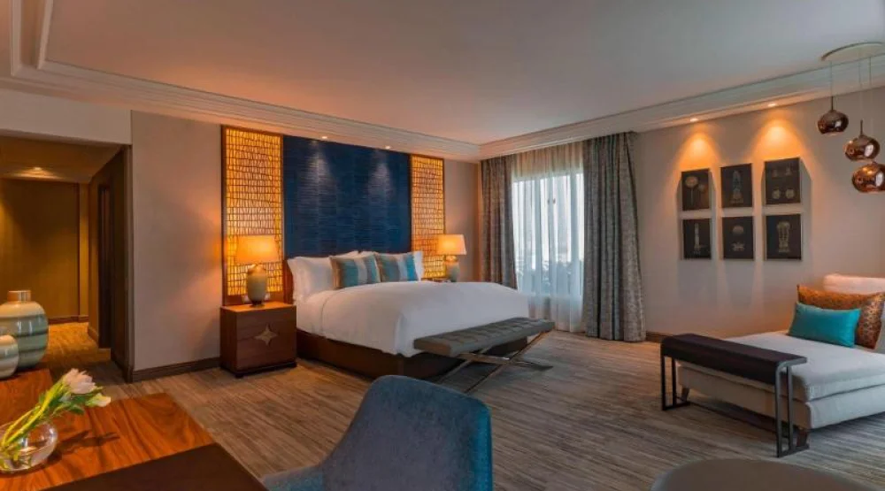 Presidential Suite, Club Lounge Access, One Bedroom Presidential Suite, One King at The Ritz-Carlton Santiago