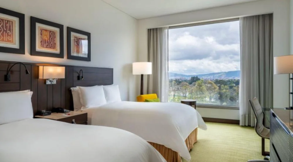 Guest Room, Two Double at Bogota Marriott Hotel