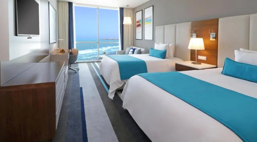 Classic Queen Room with Two Queen Beds and Ocean View at Intercontinental Cartagena De Indias