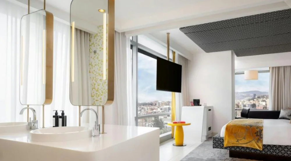 Premier Suite, One Bedroom Executive Suite, One King, Corner Room at W Bogota