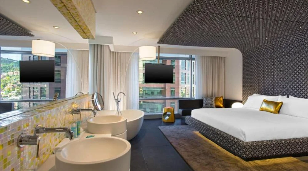 Supreme Suite, One Bedroom Junior Suite, in Loft: One King, Mid Floor at W Bogota