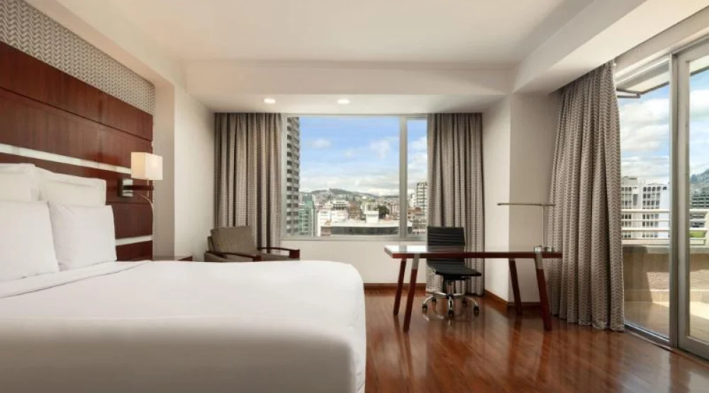 Terrace Room, Guest Room, One King To One King Suite, City View, Corner Room, Balcony at JW Marriott Quito