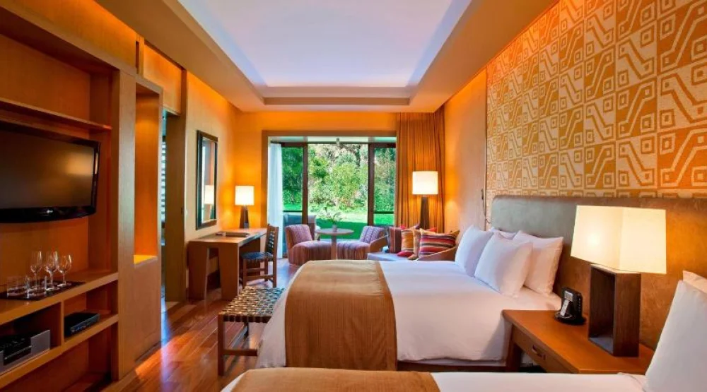 Grand Deluxe Queen Room with Two Queen Beds and Terace at Tambo Del Inka A Luxury Collection Resort & Spa