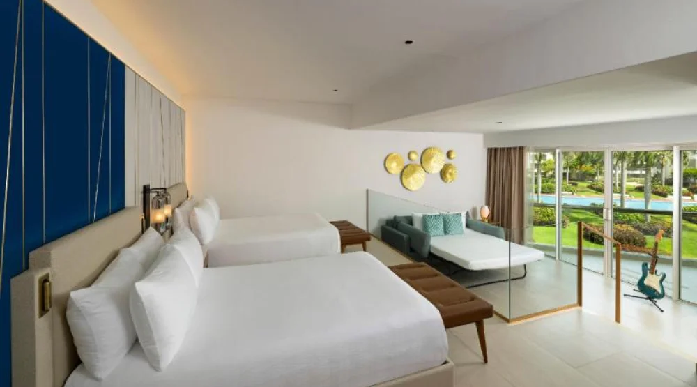 Caribbean Suite Double & Sofa Bed at Hard Rock Hotel Punta Cana