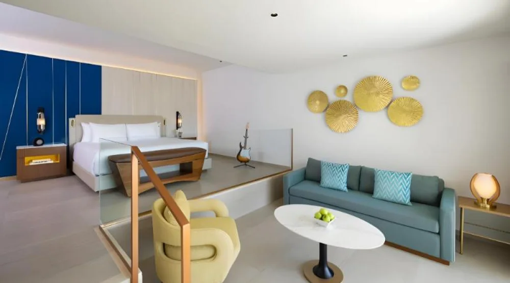 Caribbean Sand Suite Double Beds & Sofa Bed at Hard Rock Hotel Punta Cana