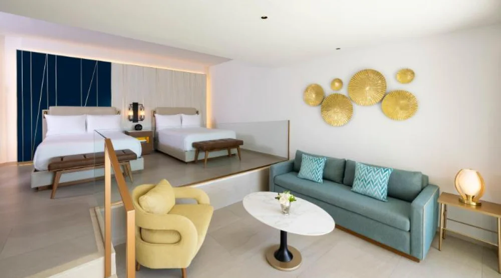 Deluxe Suite Double Beds & Sofa Bed at Hard Rock Hotel Punta Cana