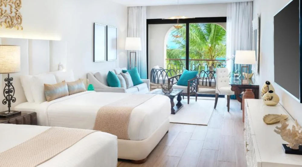 Luxury, Junior Suite, Two Queen, Garden View, Balcony at Sanctuary Cap Cana