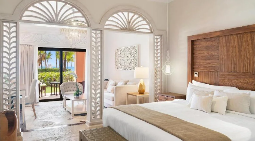 Junior Suite, One King, Beachfront, Balcony at Sanctuary Cap Cana