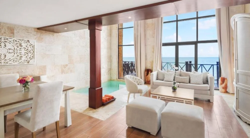 Castle, One Bedroom Suite, One King, Oceanside, Balcony at Sanctuary Cap Cana