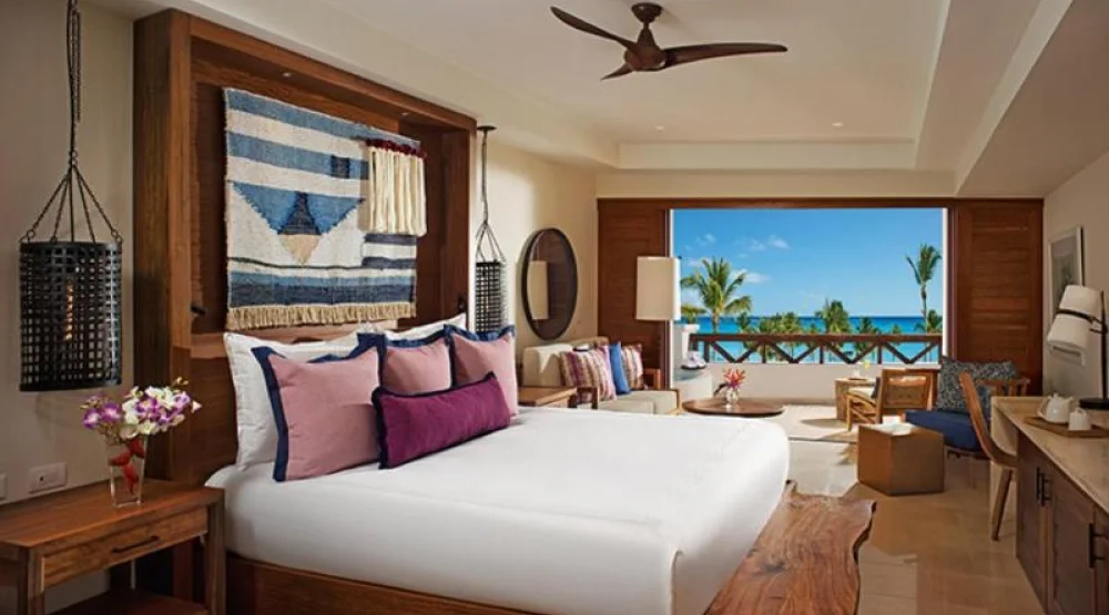 Junior Suite Partial Ocean View King Bed - All Inclusive at Secrets Cap Cana Resort & Spa