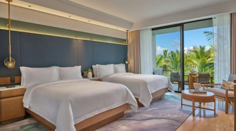 Deluxe, Guest Room, Two Queen, Partial Ocean View, Balcony at The St. Regis Cap Cana Resort