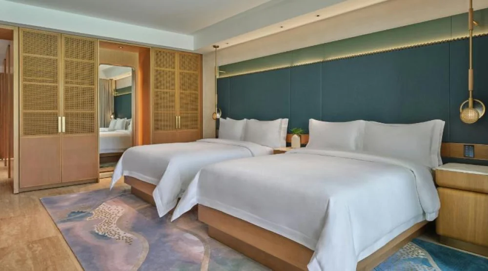 Deluxe Queen Room with Two Queen Beds and Poolside at The St. Regis Cap Cana Resort