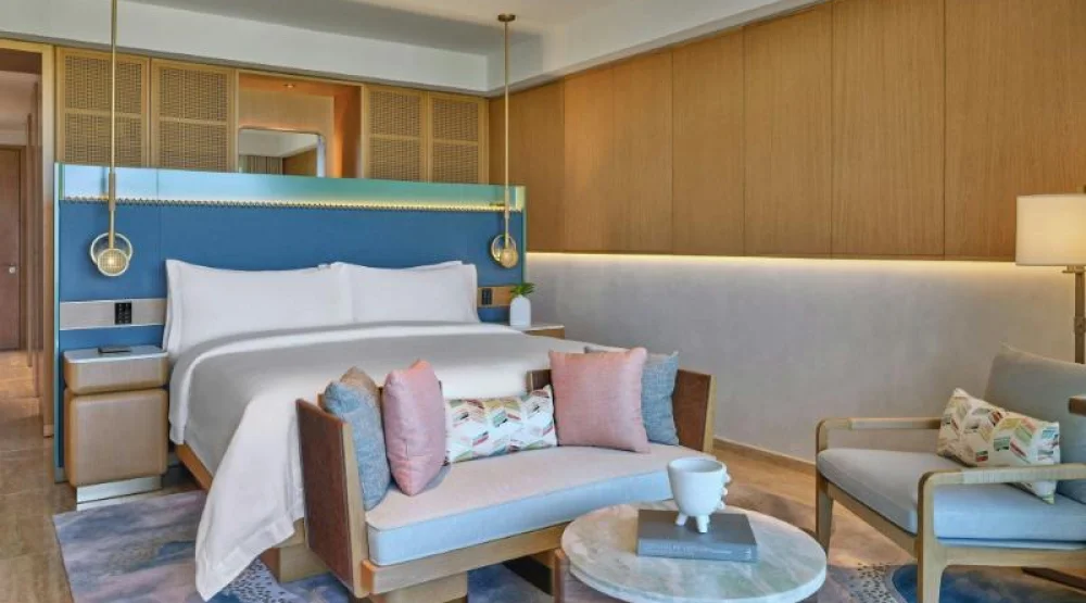 Palm Luxe Swim Out, Guest Room, One King, Pool Access at The St. Regis Cap Cana Resort