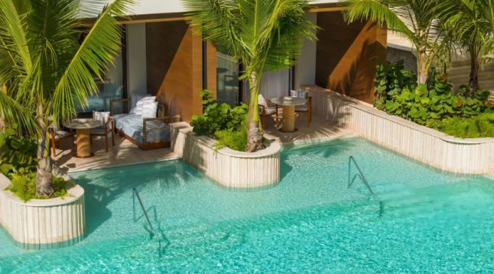 Palm Suite Swim Out, One Bedroom Suite, One King, Pool Access at The St. Regis Cap Cana Resort