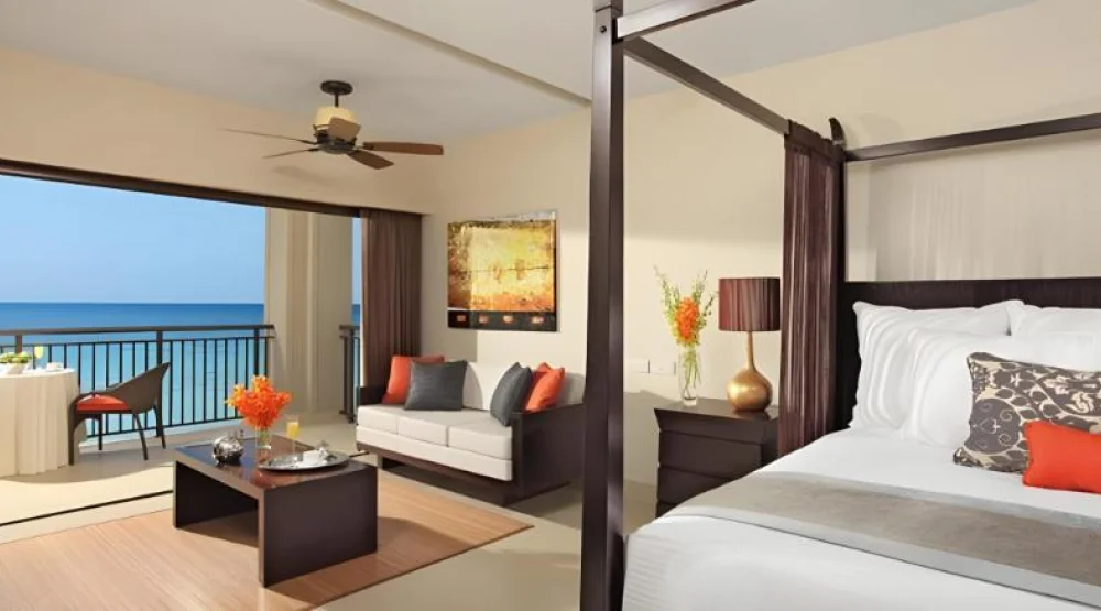Junior Suite Ocean Front King at Secrets St James Montego Bay