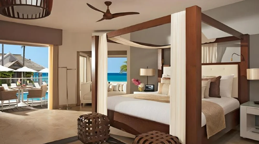 Junior Suite Ocean View Double with Soaking Tub at Zoetry Montego Bay