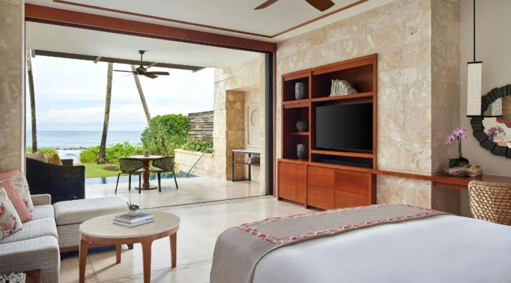 East Beach Plunge Reserve, Guest Room, One King, Sofa Bed, Oceanfront, Ground Floor, Plunge Pool at Dorado Beach A Ritz-Carlton Reserve