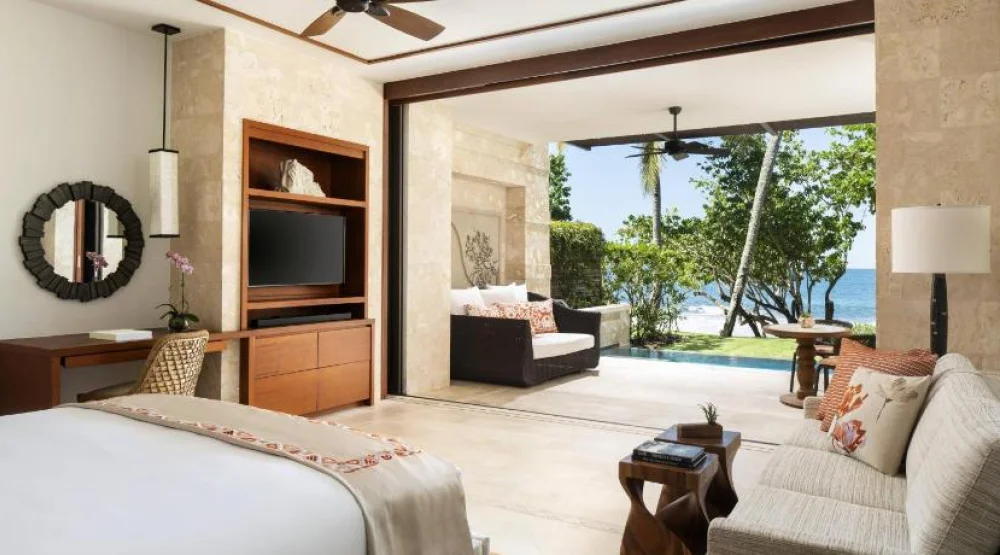 East Beach Ground Suite, One Bedroom Suite, One King, Sofa Bed, Oceanfront, Ground Floor at Dorado Beach A Ritz-Carlton Reserve