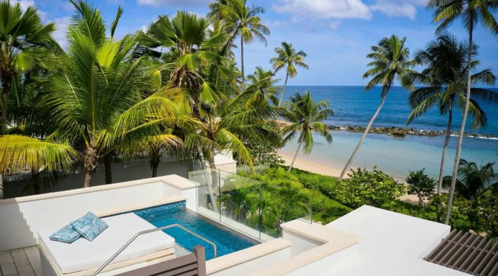 West Beach Rooftop Suite, One Bedroom Suite, One King, Sofa Bed, Beachfront, Balcony, Private Pool at Dorado Beach A Ritz-Carlton Reserve