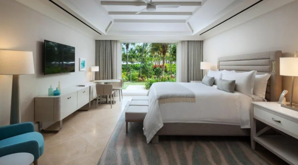 Luxury, One Bedroom Suite, One King, Sofa Bed, Garden View, Balcony at St Regis Bahia Beach