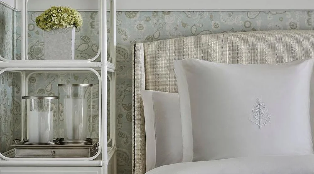 Oceanside Room Two Double Beds at Four Seasons Resort Nevis