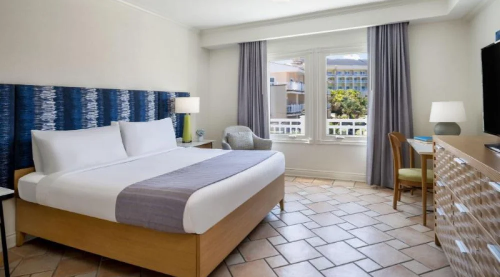 Two Bedroom Villa, Bedroom 1: One King, Bedroom 2: Two Queen, Sofa Bed, Ocean View, Balcony, Whirlpool at Marriott's St. Kitts Beach Club